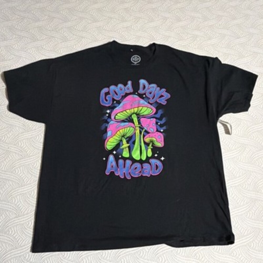 DOM Good Dayz Ahead Black Men's 2XL Graphic Cotton Jersey T-Shirt
